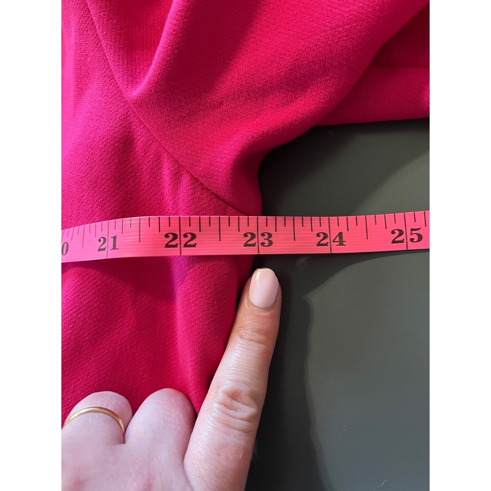 NWT Gabrielle Union NY&C Ultra Wide Leg Pink Plunge Neck Jumpsuit Plus Size XXL - Picture 6 of 13